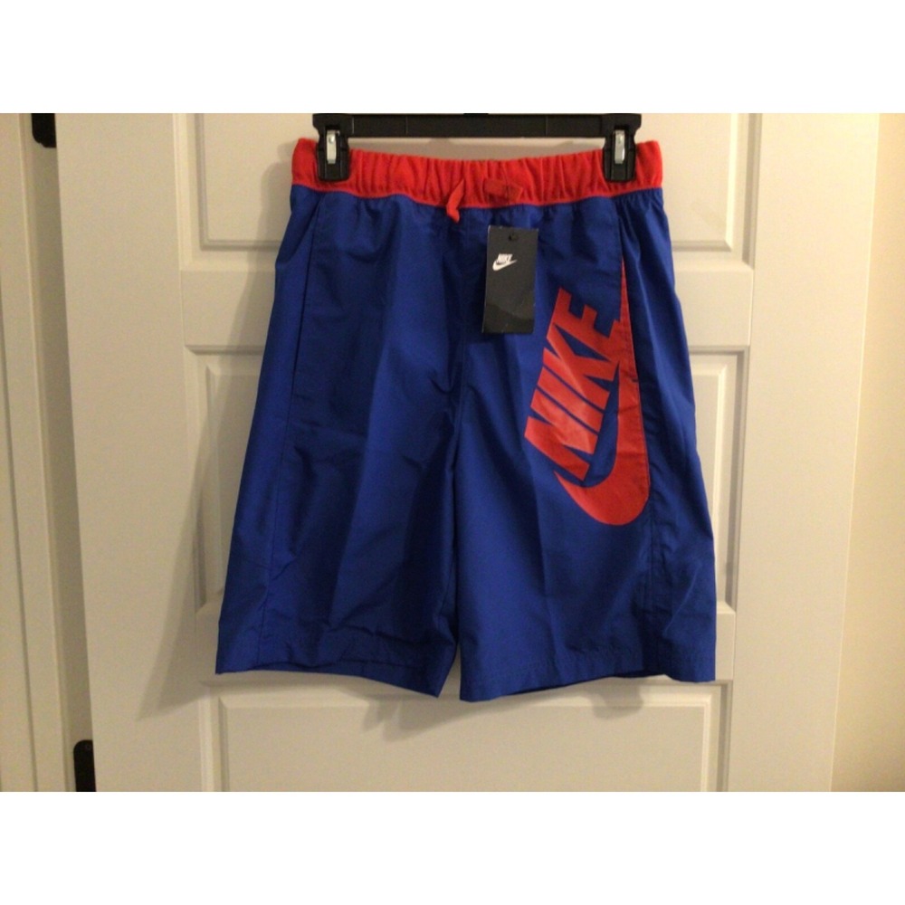New Nike Big Boys Woven Sportswear Shorts DA0868-480 Size XL